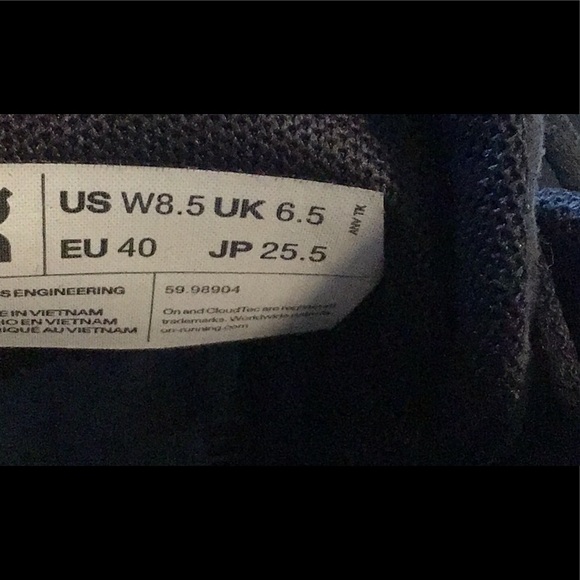 On running On Cloud 8.5 black - Picture 8 of 9